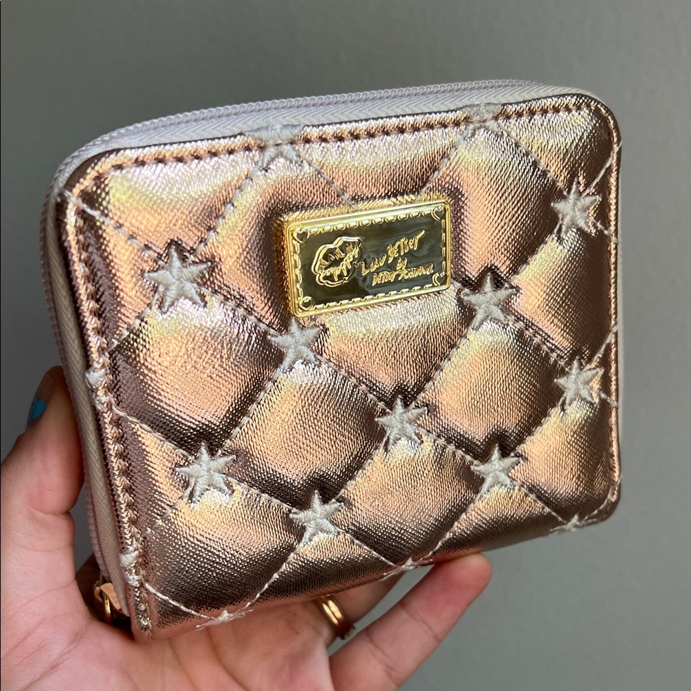 Betsey Johnson Metallic Star Wallet